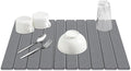 Quick Dry Stone Mat Stone Drying Mat for Kitchen Counter Large Dish Drying Mat - Diatomaceous Earth Dish Drying Mats Modern Fast Dry Pad for Bathroom 24x16 DarkGray