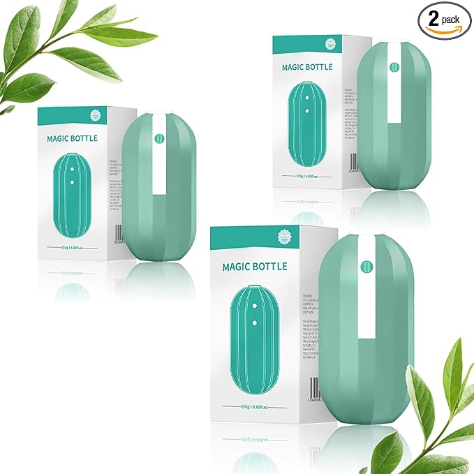Automatic Toilet Bowl Cleaner CleansRefreshes Toilets with A Light Fresh ScenToilet Bowl Cleaner Automatic Long-Lasting Toilet Cleaner Bottle (2)