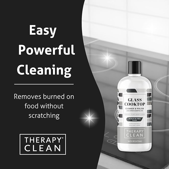 Therapy Stainless Steel Cleaner &amp Cooktop Cleaning Kit Bundle