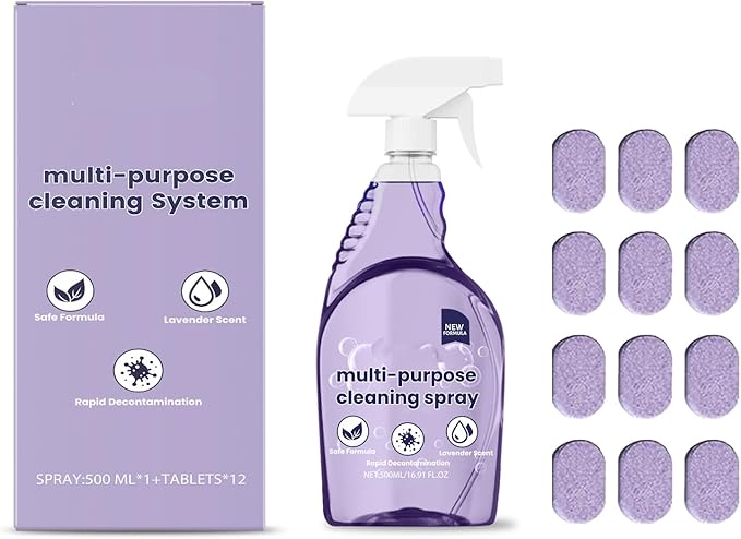 Multi-Purpose Decontamination Cleaner Easily Cleans Grease And Stains On Kitchen Stoves And Kitchenware. A Multi-Functional Cleaner 16.91 FL OZ