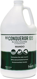 Fresh Products Bio Conqueror 105 Enzymatic Odor Counteractant Concentrate Mango 1 Gal Bottle 4/Carton