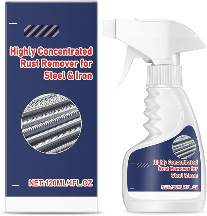 Meigline Rust Remover 2026 Upgraded Highly Concentrated Rust Remover for Steel &amp Iron Melbob Rust Removers for Metal Tools Stainless Steel Automotive Parts Fast Acting Rust (3pcs)