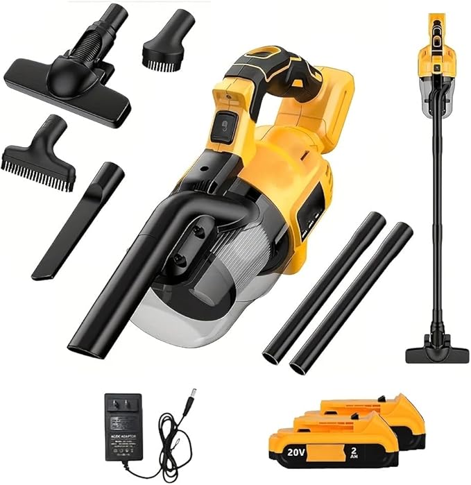 Electric Vacuum Cleaner Suitable for Home Decoration (Tool+battary*2(2ah))