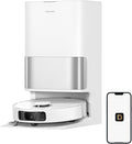 DREAME D30 Ultra Robot Vacuum and Mop 25000Pa Powerful Suction All-in-One Base Station with 100 Days Auto-Empty MopExtend Tech for Edge Cleaning Smart Obstacle Avoidance White