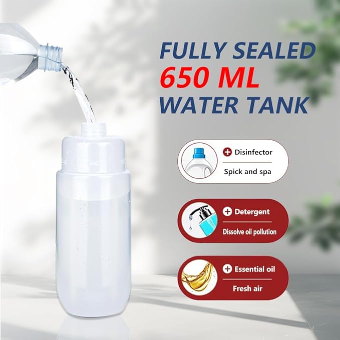 Spray Mop for Floor Cleaning Wet &amp Dry Mops Multi-Purpose Spray Mop - 2-in-1 Dry and Wet Microfiber Floor Cleaning mopComes with a 650 ml Reusable can Bottle