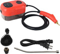 2500W Handheld Steam Machine with Touch Screen High Pressure High Temp Cleaner for Home Kitchen Bathroom Car 15s Heat Up 6 Adjustable Levels Lightweight Design(Red)