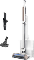 Shark WS642AE WANDVAC System Ultra-Lightweight Powerful Cordless Stick Vacuum with HEPA Self-Empty Charging Base Anti-Allergen Complete Seal PowerFins Self-Cleaning Brushroll &amp Pet Tool White