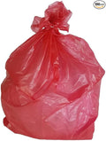 PlasticMill Heavy Duty Trash Bags - Red Garbage Bags - Plastic Trash Bags - Tall Trash Bags Trash Can Liners - 50-60 Gallon Large Kitchen Trash Bags 1.2 Mil 38x58 (100-Count)