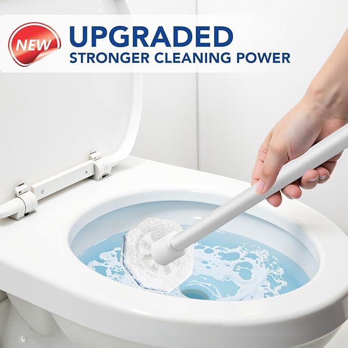 50 Count Disposable Toilet Wand Refills for Clorox Compatible with Clorox Toilet Wand for Bathroom Cleaning