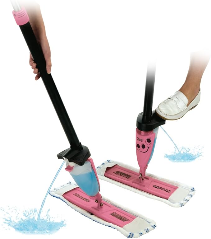 Numatic 629349 Hetty Manual Spray Mop 1 Year Warranty Pink