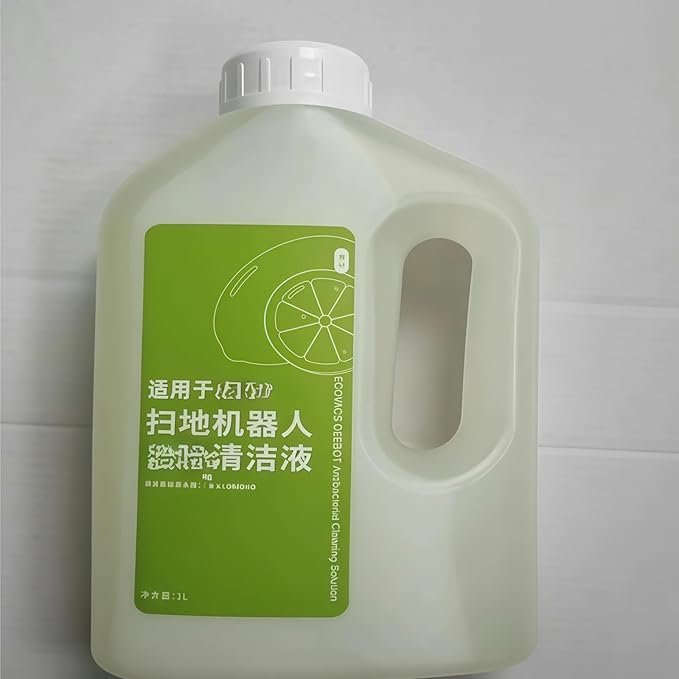 Cleaning Fluid. Compatible With ECOVACS Deebot Ozmo. Liquid T20 T30 N9＋T10 OMNI T10 TURBO X1 OMNI X1 TURBO Floor Cleaning Solution Liqui(1-1L)