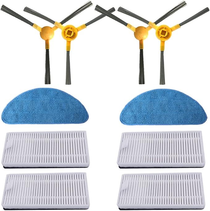 BeNtli Vacuum Cleaner Accessory Replacement PartMain Side BrushHepa FilterMop ClothCompatible for Mamibot Exvac660 / 650 (Color : As Shown 7)
