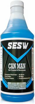 Can Man Trash Can Deodorizer &amp Dumpster Cleaner | Our Industrial Trash Can Cleaner and Deodorizer is Super Concentrated for Odor Elimination | Wintergreen Scent | 1 Quart