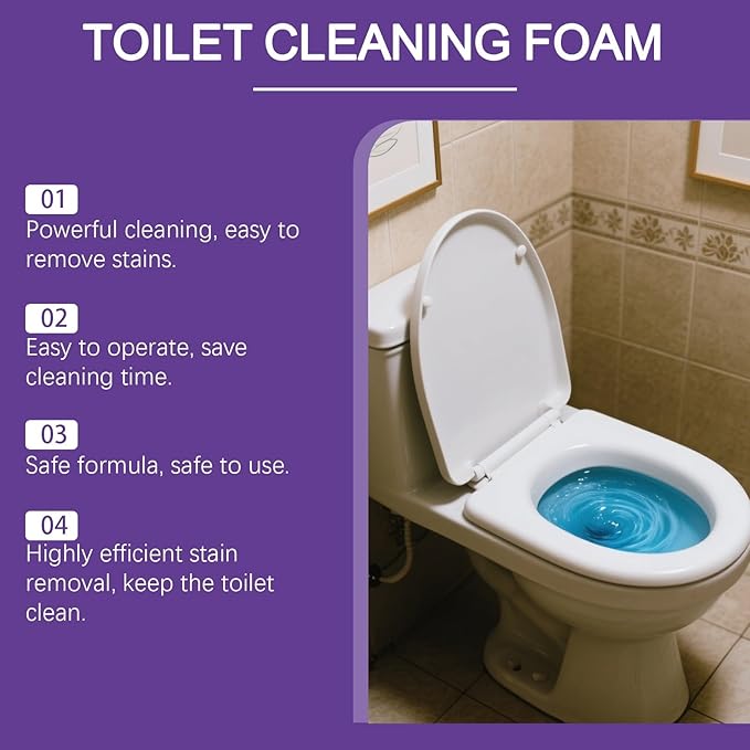 Household Toilet Cleaning Powder Gentle Stain Removal And Glaze Maintenance Bathroom Supply(2box)