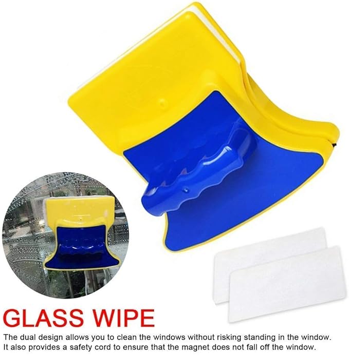 Double-Side Magnetic Glass Window Cleaner (Glass Thickness 3-6 mm)