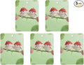 5PCS Car Air Freshener Hanging Personalized Double Sided Strawberry Chicks Car Fresheners Long Lasting New Cars Scents Cute Automotive Freshies for Closets Drawers (tea)