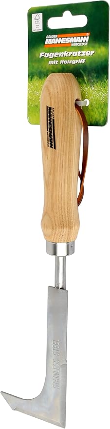 Brüder Mannesmann M30324 Grout Scraper with Wooden Handle
