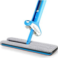 Self Wringing Sided Flat Mop Telescopic Comfortable Handle Floor Cleaning Tool for Living Room Kitchen