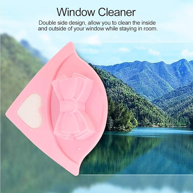 Double-layer Glass Cleaner-Double-Sided Window Cleaner Wiper Magnetic Cleaning Tools Adjustable Glider Washing Brush