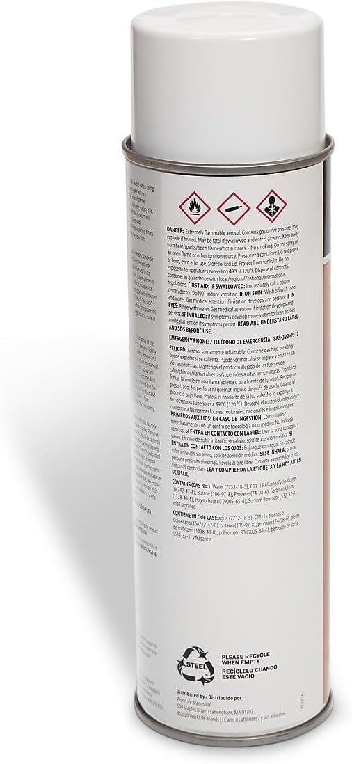 Professional Floor Dust Mop and Dust Cloth Treatment Lemon Scent 17 Oz. 6/Carton