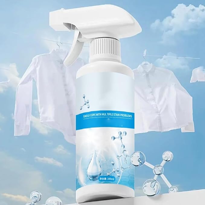 Non Ionic Emulsifier Clothing Cleaner Non-Ionic Laundry Stain Removal Emulsifier Multi-Purpose Household Cleaner Powerful Stain Remover Clothes Dry-Clean Spray for Clothes (2pcs)