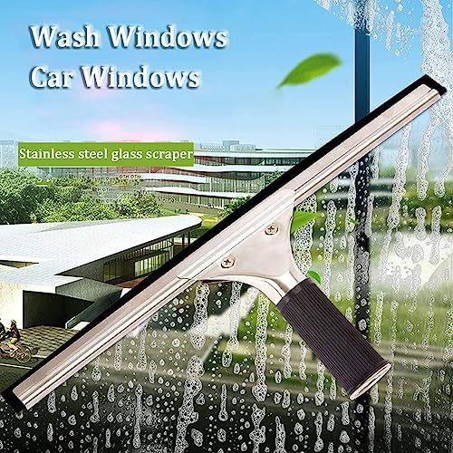 Glass Cleaning Brush Home Water Fed Telescopic Pole Kit Solar Panel Brush Rotating for Photovoltaic PanelAluminum Alloy Cleaning PoleWindow Retractable Water Fed Rod with Squeegee&amp 180° Ro