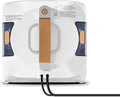 Window Cleaning Robot Automatic Window Cleaner Robot Double-Sided Spray Water 3500Pa Suction Power 110ml Tank Intelligent Path Planning 4 Cleaning Modes (YW703-White)