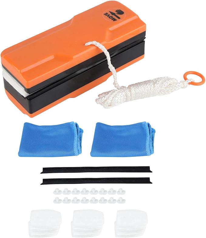 Magnetic Win Cleaner DoubleSide Glass Wiper Tools for Home Office Win WiperWin CleanerGlass CleanerMagnetic Win CleanerMagnetic Glass WiperWin Accessory Our Glass Scratch This