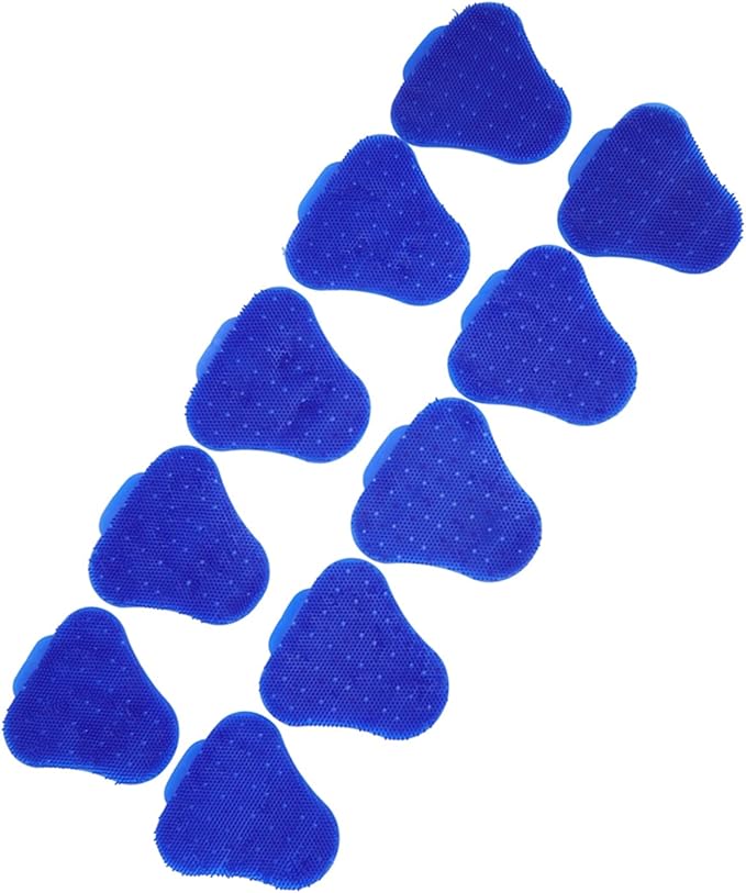 10pcs Urinal Screen Fresheners Anti-Splash Air Freshener Urinal Screen Mat for Toilet (Blue)