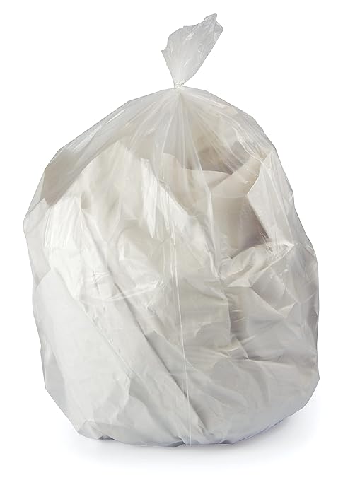 HBC Value Perfomance Can Liners 24x32 Clear 0.5Mil 20/25 LLDPE Liners