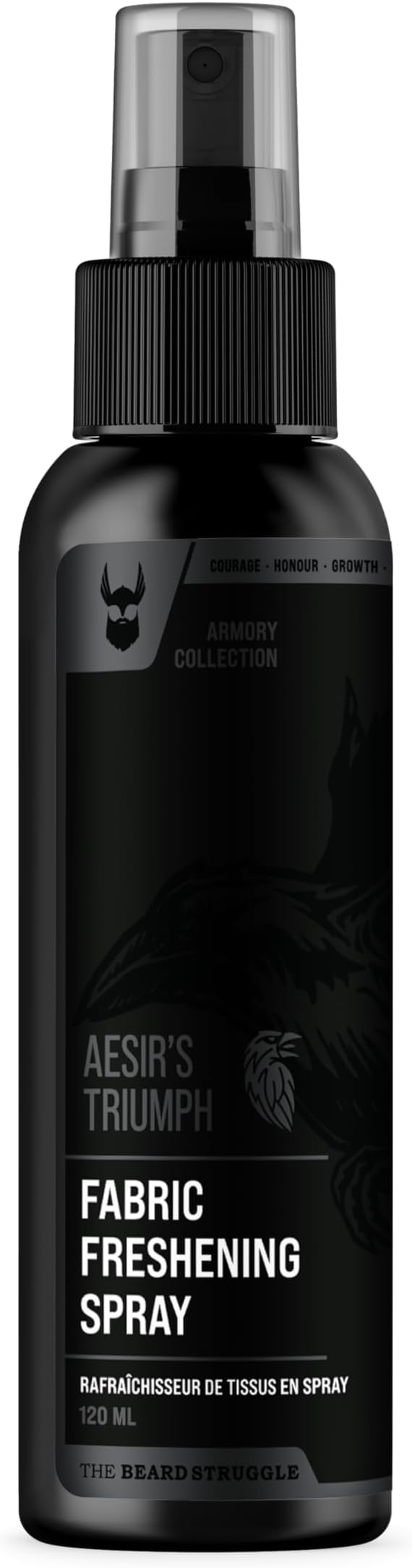 Fabric Freshener Spray by The Beard Struggle - Linen Spray Freshener for Cloths Bed &amp Room Air Freshener - Odor Eliminator with Luxury Fragrance - Aesir's Triumph Platinum Collection (120ml)