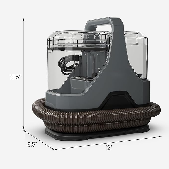 SIMOE Portable Carpet &amp Upholstery Cleaner 15Kpa Portable Spot and Stain Cleaner with Versatile Attachments Deep Stain Cleaning for Couch Stairs Car and Pet Messes