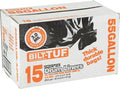 Contractor Trash Bags 55 Gallon Drum Liner Flat Cut Top Superior Strength Black 3.0 Mil 15 Count - Bilt-Tuf