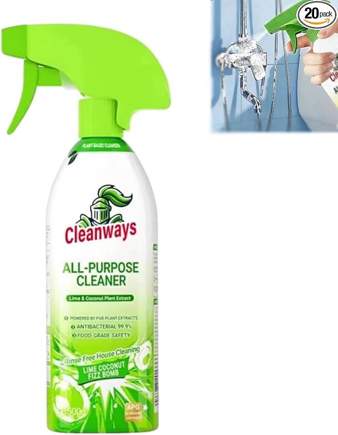Cleanways All Purpose Cleaner Multi-purpose Cleaner Suitable for Refrigerators Microwave Ovens And Rice Cookers Easy Home Cleaning with No Rinsing Required Fresh Fragrance (1PCS)