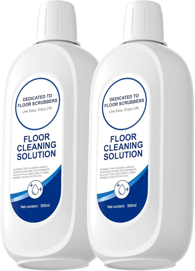 Floor Cleaning Solution Compatible With Tineco Deep Cleans for Multiple Hard Floors Suitable With All Robot Vacuums with Mopping and Cordless Wet/Dry Vacuum Mop Cleaner (Original 2 Bottle)