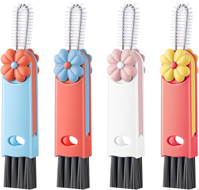 3 in 1 Cup Lid Cleaning Brush 4PCS