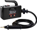 High Pressure Steam Cleaner with Nozzle2600W Steam Cleaner Portable Handheld DeviceInstant Heat and Regulated Steam DrynessHousehold Steam CleanerBlack-110V