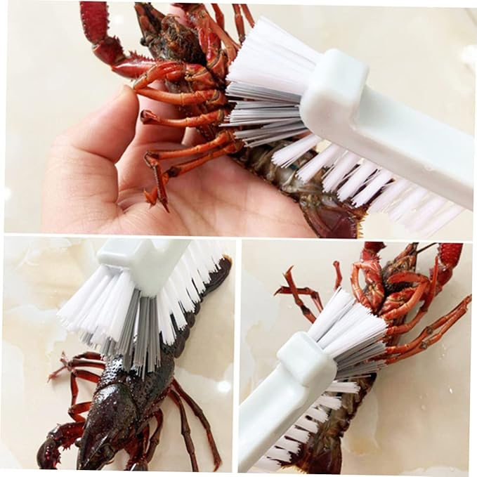 PartyKindom 10pcs Household Deep Cleaning Brush for Tile Grout and Corners Ergonomic Handheld Design for Easy Use for Bathroom and Kitchen Cleaning