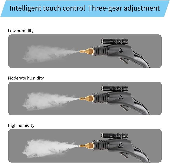 Multifunction Handheld Steam Cleaner 1800W Car Steam Cleaners for Home Use High Pressure Steam Clean Mobile Cleaning Machine Electric Portable Steamer for Cleaning (Yellow)