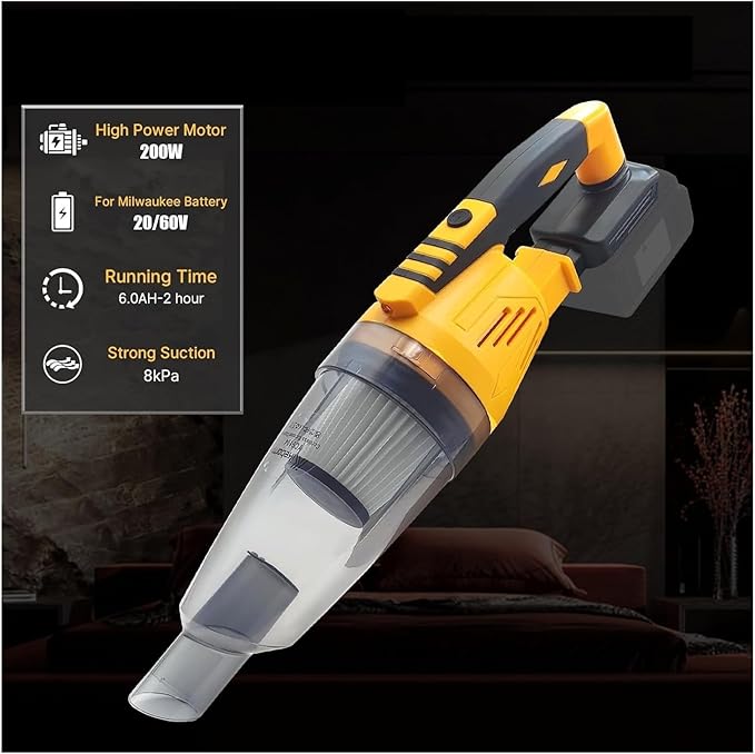 20V Max Cordless Stick Vacuum Cleaner 2-in-1 Lightweight Handheld and Upright Vacuum with Dual Mode Suction Compatible with 20V/18V Battery Platforms for Home Car Workshop Use
