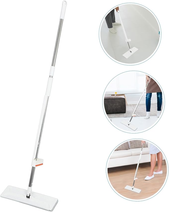 Microfiber Wet and Dry Mop with Replaceable Pads Cleaning Mop for Efficient Household Cleaning Self Wringing Design for Hands Operation