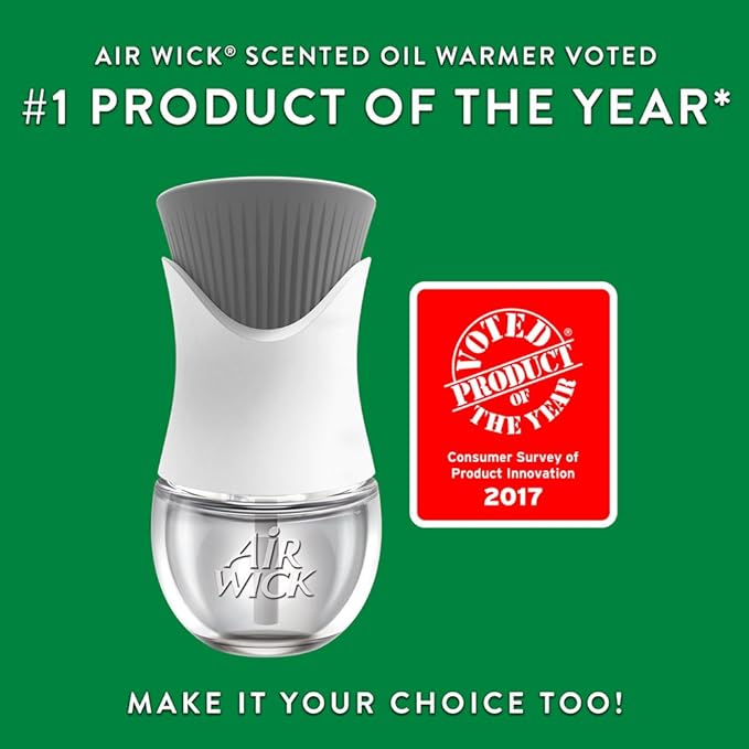 Air Wick Plug in Scented Oil Fresh Waters Scent 1 Refill 0.67 oz (Pack of 8) Essential Oils Air Freshener