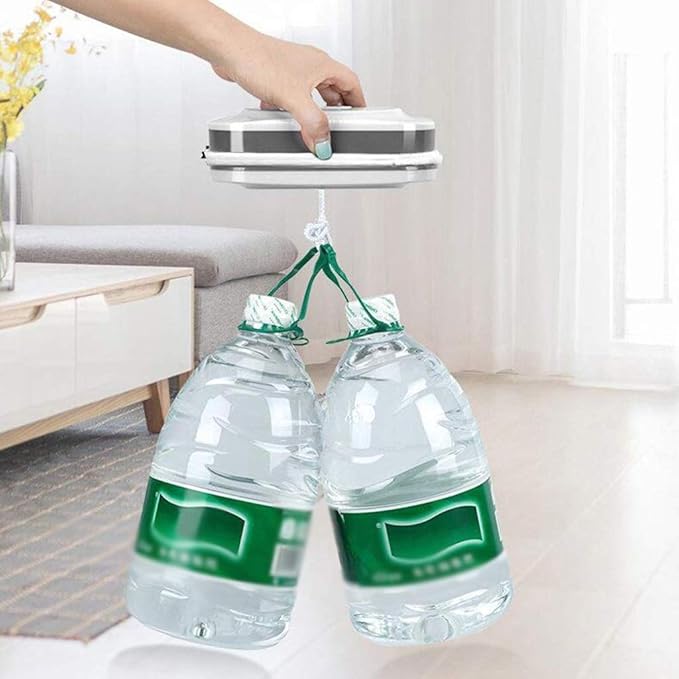 White Double-sided Wipe Window Cleaner for Single Glazing Fit to Thickness Glider Washing Glass Cleaning Brush Tools for