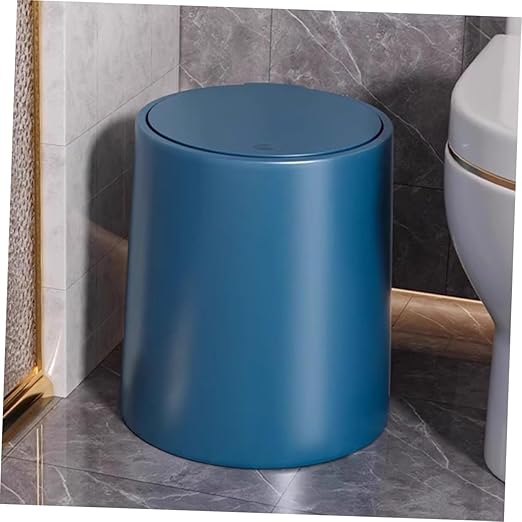 PRETYZOOM Detachable Dual Compartment Garbage Can with Pressing Lid Wastebasket for Home Kitchen Office and Bedroom Modern Nordic Design Safe and Reusable Waste Container