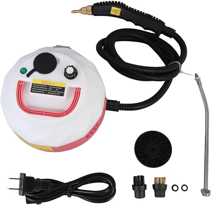High Temperature Handheld Steam Cleaner for Home Cleaning Kitchen Bathroom with Safety Lock (US Plug 110V)