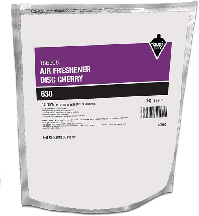 Tough Guy 18E905 Air Freshner Disc Cherry PK50