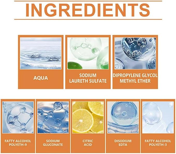 Kitchen Powerful Concentrated Degreasing Foam Cleaner SprayAll-Purpose Household Kitchenware Stain Powerful Concentrated Bubble Cleaner (2PCS)