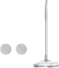 Electric Spray Mop Electric Spray Mop with Rotating Pad with 2 Washable Mop Pads 250ML Refillable for Wood Floor Ceramic Marble White