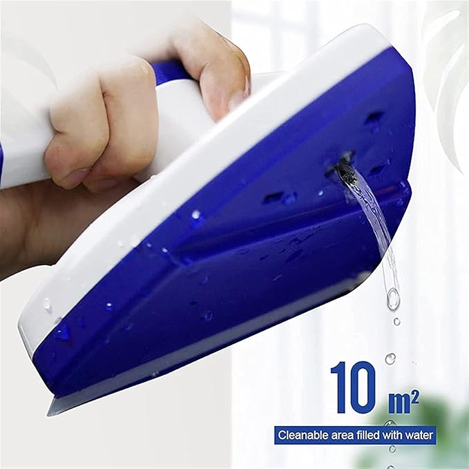 Window Cleaner Wipers Magnetic Double Side Glass Cleaner Window Clean Brush Window Cleaner Washing Brush Equipment Glass Wiper Cleaning Tool 5~25mm Green