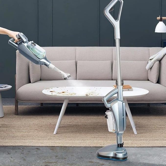 Steam Cleaner Mop with Attachments Efficient 1600W Hand Held Steam Cleaner for Home Steam Mop for Hardwood Floors Mops Portable Steamer for Floor Carpet Cars Tiles Grout Cleaning